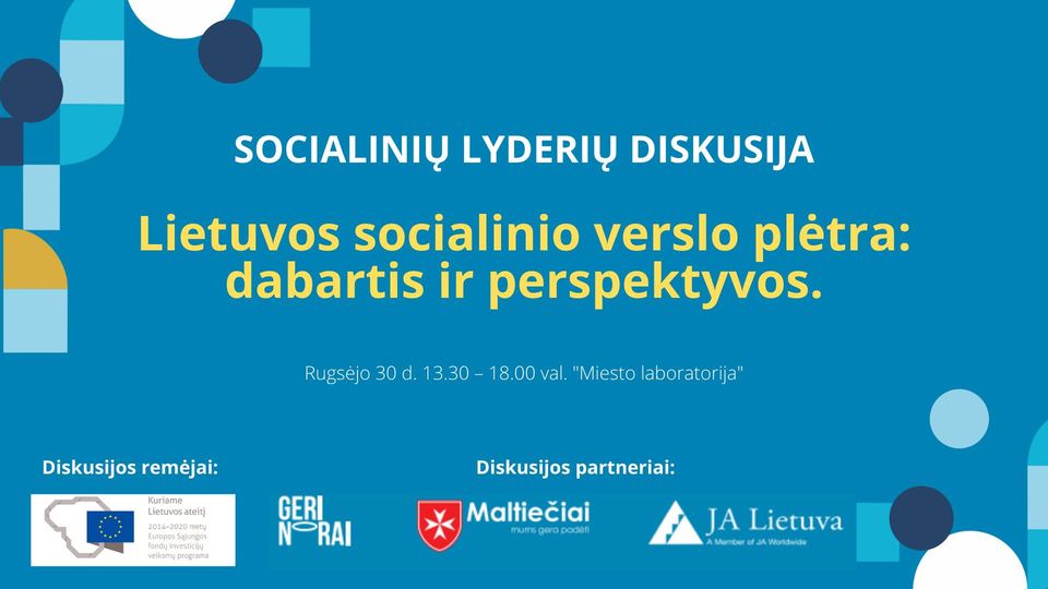Read more about the article „Lietuvos socialinio verslo plėtra: dabartis ir perspektyvos“