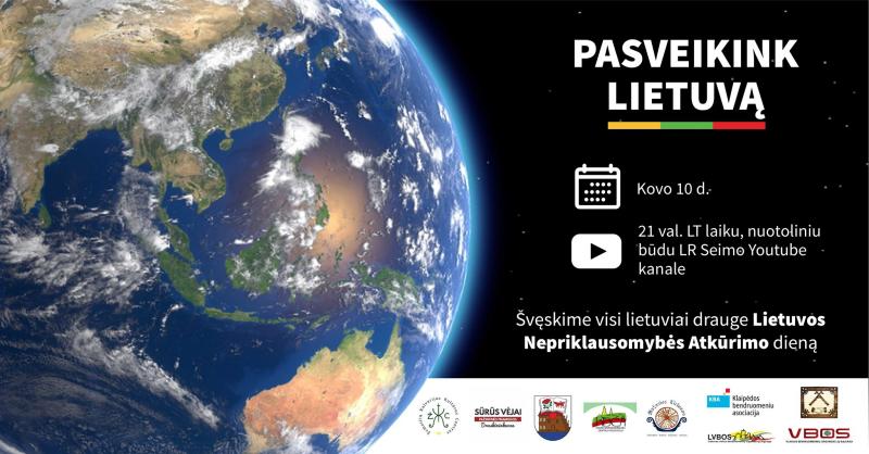 You are currently viewing Kviečiame dalyvauti akcijoje „Pasveikink Lietuvą“
