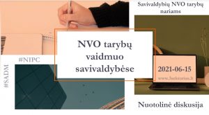 Read more about the article Diskusija „NVO tarybų vaidmuo savivaldybėse“